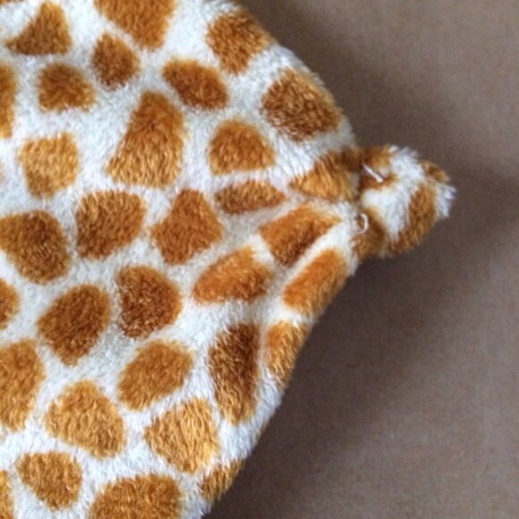 Angel Dear Brown Giraffe Plush Baby Security Blanket Eyes Closed Soft Toy Lovey - Picture 8 of 12